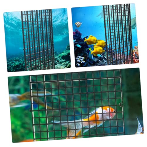 Toyvian 1set Aquarium Divider for Fish Tanks High- Isolation Board Cups for Fish Species Panels Cups