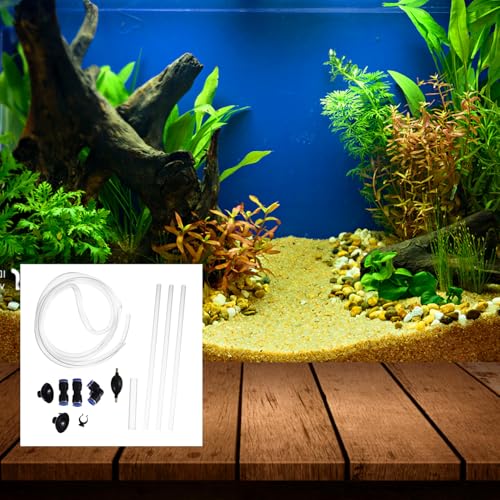 Milisten 3pcs Fish Tank Cleaner Siphon Gravel Vacuum Water Changer Set Manual Aquarium Water Filter Tool for Freshwater Fish Tanks