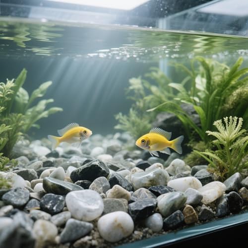 0.96LB Natural Pebbles Crushed Stones Aquarium Gravel Succulent Rocks Vase Filler Fish Tank Decorative Polished Bulk Irregular Shaped - Aquatic Agate - color: Aquatic Agate