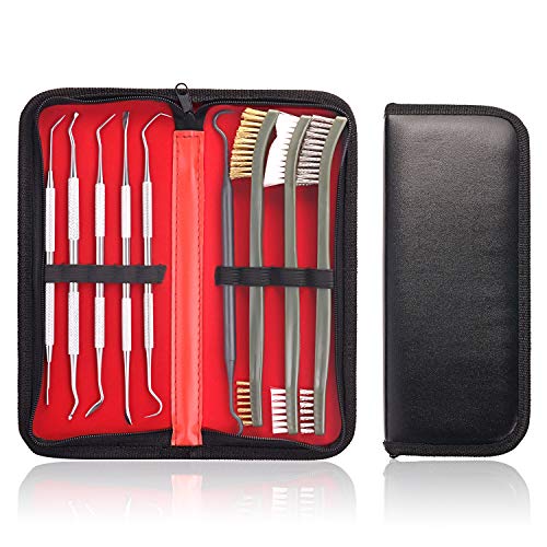 Gun Cleaning Brushes Picks Kit Set Brass Copper Steel Nylon Stainless Steel Ploymer Pick Set Bristle Brushes