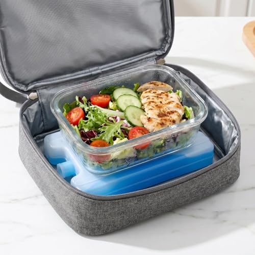 Abaodam 4pcs Ice Box for Air Cooler Fan 400ml Pre-Filled Safe Ice Packs - Reusable Cold Cooling Packs for Camping Lunch Box Conditioner Food Preservation Shipping Beach School Bag
