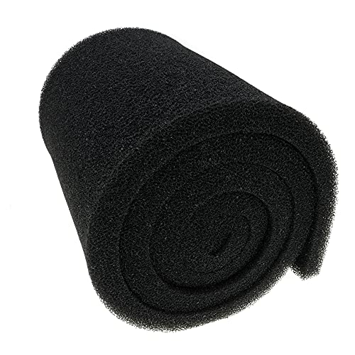 AFA Aquarium Filter Media Sponge Pad, Fish Tank Bio Open Cell Coarse Foam Block Foam Pre Filter Sponge Material (12" x 72" x 1" 25ppi)