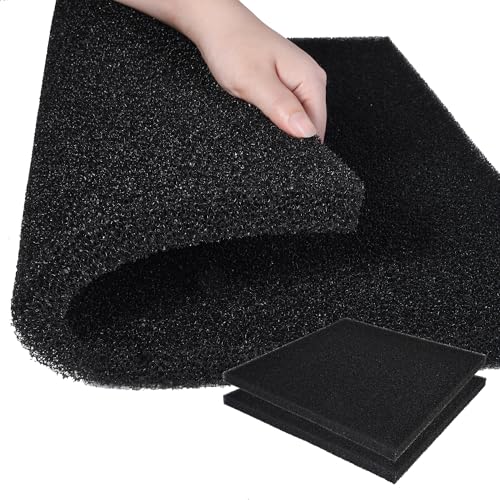 Hipanda 2 Pack Aquarium Bio Filter Sponge Pad 20"x20"x1",20PPI, Bio Filter Media Foam Pad Sponges, Cut-to-Size Open Cell Foam Sheet for Fish Tank - size: 20“x20"x1" (20PPI) 2 Pack