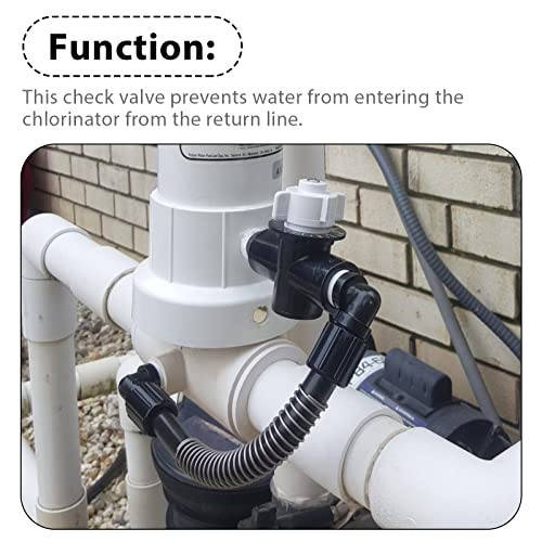R172248 Check Valve Replacement Fits for Pentair Rainbow Automatic Chlorine/Bromine in-Line Pool and Spa Feeder Model 320