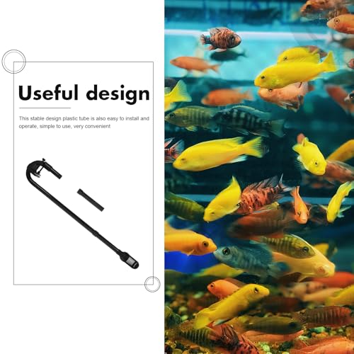 BESPORTBLE Aquarium External Canister Filter Inlet Outlet Tube, Fish Tanks Water Tubing with Intake, Inflow Outflow Kit, Easy Install Aquarium Filter Accessories, Black