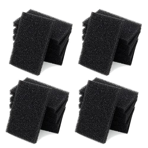 Aquarium Bio Filter Media Sponge, 6.28 x 4 x 0.78 inch 24 Pack Cut-to-Size Foam for Aquarium Fish Tank - size: 24 pcs