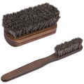 2 PCS Leather Brush Car Detailing, Horse Hair Brush, Car Cleaning Supplies, Car Interior Brush, Carpet Brush for Car Detailing, for Car Accessories Interior, Carpet, Upholstery, Furniture and Shoes