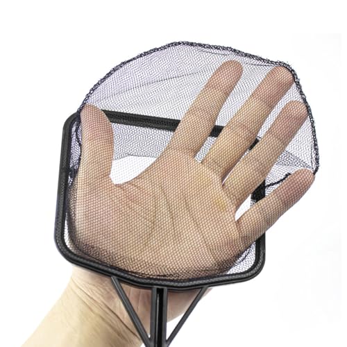Portable Long Handle Fishing Landing Net Square Aquariums Fish Tanks Fishing Landing Float Item Cleanning Tool Long Handle Fine Mesh Skimming Fine Mesh Cleanning - size: Large