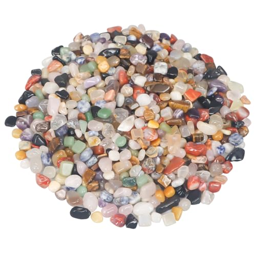 Fish Tank Gravel,Landscaping Pebbles, River Rocks Decorative Ornamental Pebbles, DIY Smoothed Rocks for Potted Plant Resin Art Vase Fillers Aquarium Gravel Rocks (Mixed Color, 2 Pounds) - color: Mixed color, size: 2 Pounds