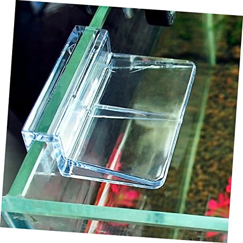 YARNOW 10pcs Plastic Aquarium Supports Fish Tank Cover Bracket Tank Stand for Betta Fish