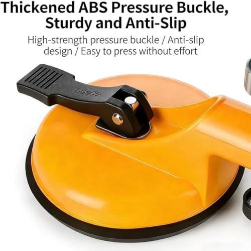 Adjustable Height Setter - Professional Countertop Leveling Tool, Floor Gap Fixer Tool, Floor & Countertop Gap Tightener Suit for Granite, Marble, Quartz Slabs with Vacuum Lifting Clamps Rubber (1pc)