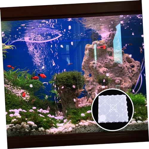 BESPORTBLE 10Pcs Fish Tank Filtering Boards Multi Design Aquarium Divider Plates for Enhanced Water Permeability Easy Splicing Strong Support Fish Tank Accessories