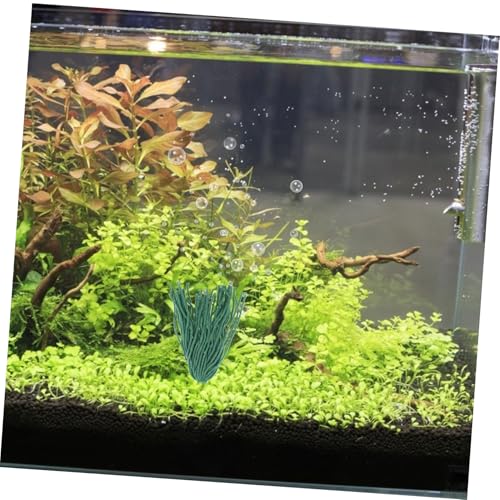 BESPORTBLE 10pcs Fish Breeding Spawning Mops Aquarium Plants for Fish Hiding and Climbing Natural Habitat Simulation Decorative Green Grass Shrimp Accessories