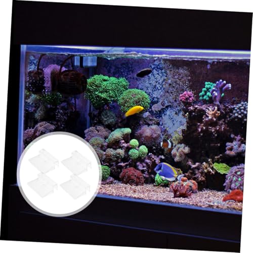Hemoton Rimless Aquarium Fish Tank Top Cover Lids Support Holder Aquarium Cover Bracket 12 Clips