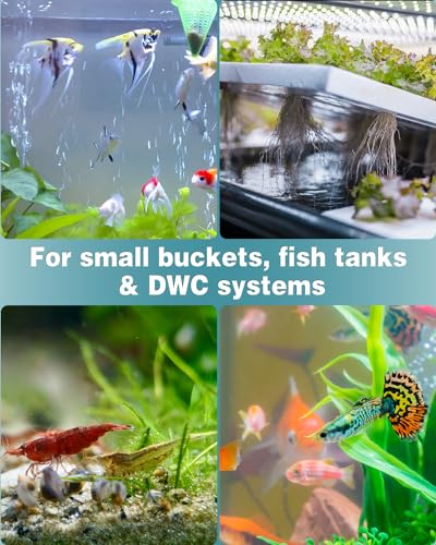 Pawfly Aquarium 0.8 Inch Air Stone Ball Bubble Diffuser Release Tool for Nano Air Pumps Small Buckets and Fish Tanks, 10 Pack - size: 0.8 Inch