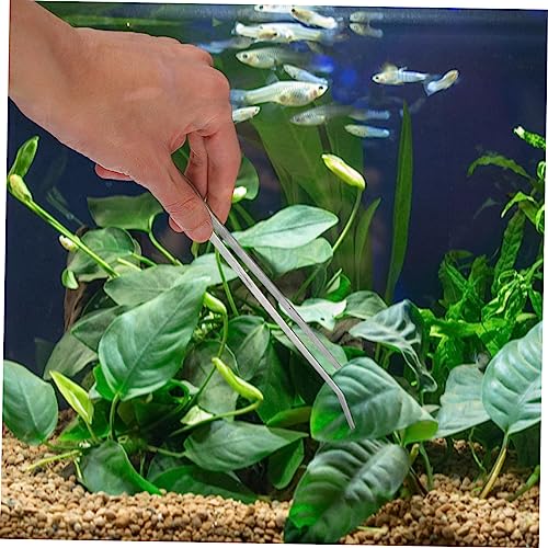 COLLBATH 1set Aquarium Aquascaping Tool Kit Water Plants Scissors Tweezers Spatula for Precision Plant Trimming and Maintenance Fish Tanks