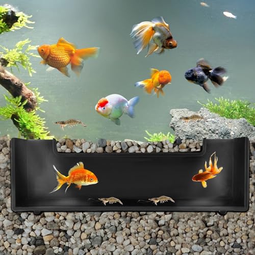 Shrimp Cave Aquarium Tunnel - Fish Tank Decorations, Corner Hideout, Hides for Aquarium - Tank Accessories - color: Underground Tunnel Black 2pcs