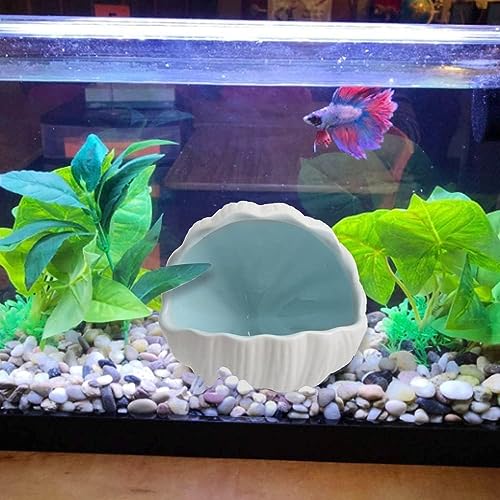 RUIAN Fish Tank Decor & Hamster House - Multipurpose Aquarium Ornament, Storage & Pet Habitat - Ideal for Aquascaping, Small Pets & Craft Projects (Blue) - color: Blue