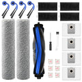 Pure Realm 23 PCS X9 Pro Omni Replacement Parts for Ecovacs Deebot X9 Pro Omni Vacuum Cleaner Parts with 1Roller Brush,2 Mop,4 HEAP,4 Dust Bags,4 Side Brushes,1 Screwdrivers,1 Clean Brush - size: 23pack Accessories Kit for Ecovacs X9/X11 Pro Omni
