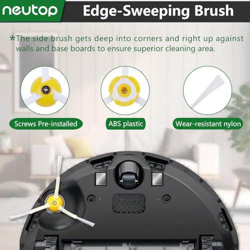 Replacement Parts Compatible with iRobot Roomba 675 677 671 670 665 655 645 694 692 614 Robot Vacuum Accessories includes Flexible Beater & Bristle Brush Filter Side brush Cleaning Tool.