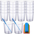 Gartful Resin Mixing Cups and Sticks, 70 Packs Epoxy Measuring Cups Kit - 20PCS 200ml Disposable Graduated Cups, 50PCS Pointed Stir Sticks for Mixing Paint, Stain, Epoxy, Resin - color: Clear cups+point stick, size: 200ml