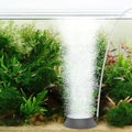 hygger Aquarium Air Stone, Fish Tank Bubbler Aerator with Stainless Steel Base, Oxygen Diffuser for Nano Air Pumps Hydroponics Small Ponds and Fish Tanks - size: 1.6 inch