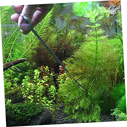 Stainless Steel Aquarium Plant Tweezers Set 4PCS Aquatic Tools Scissors and Spatula for Aquascaping for Fish Tank Maintenance and Plant Arrangement