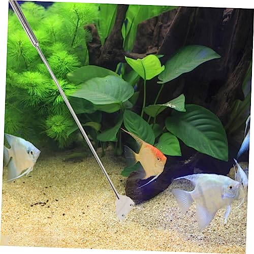 Aquarium Aquascaping Tool Set 7-Piece Cleaning Kit Long Handle Scraper Tweezers and Scissors for Fish Tank Maintenance and Aquatic Plant Care