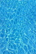 AOFOTO 6x8ft Shining Blue Sea Water Ripple Background Surface of Swimming Pool Photography Backdrop Ocean Marine Style Adult Kid Baby Boy Girl Portrait Photoshoot Studio Props Video Drape Wallpaper - size: 6x8ft