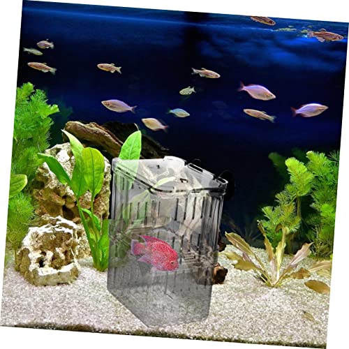 Milisten Aquarium Breeder Box Fish Tank Hatching Incubator Double Layer Isolation Box