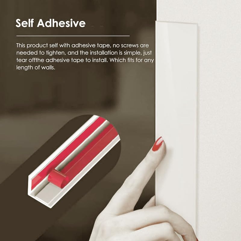 Proflex Wall Corner Protector - Clear 1-1/2 inch x 36 inch - Pack of 6 - Self Adhesive Corner Guards for Walls Edge Protection – Easy to Apply – No Tools Needed - color: Clear, size: 1-1/2 x 36 In - (6PCS)