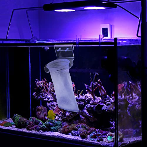 Taiyin 4 Pcs 4 Inch Pre Sump Filter Sock Holder Aquarium Sump Sock Holder for Overflow Box Saltwater Aquarium Acrylic Aquarium Sump Sock Holder Mount Bracket Reef Tank Bag Saltwater Fish Tank