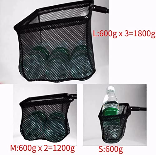 Pssopp Aquarium Fishing Landing Net, Retractable Fish Fishing Net Fish Shrimp Net Floating Objects Clean Tools for Fishes Catch and Release (M) - size: Medium