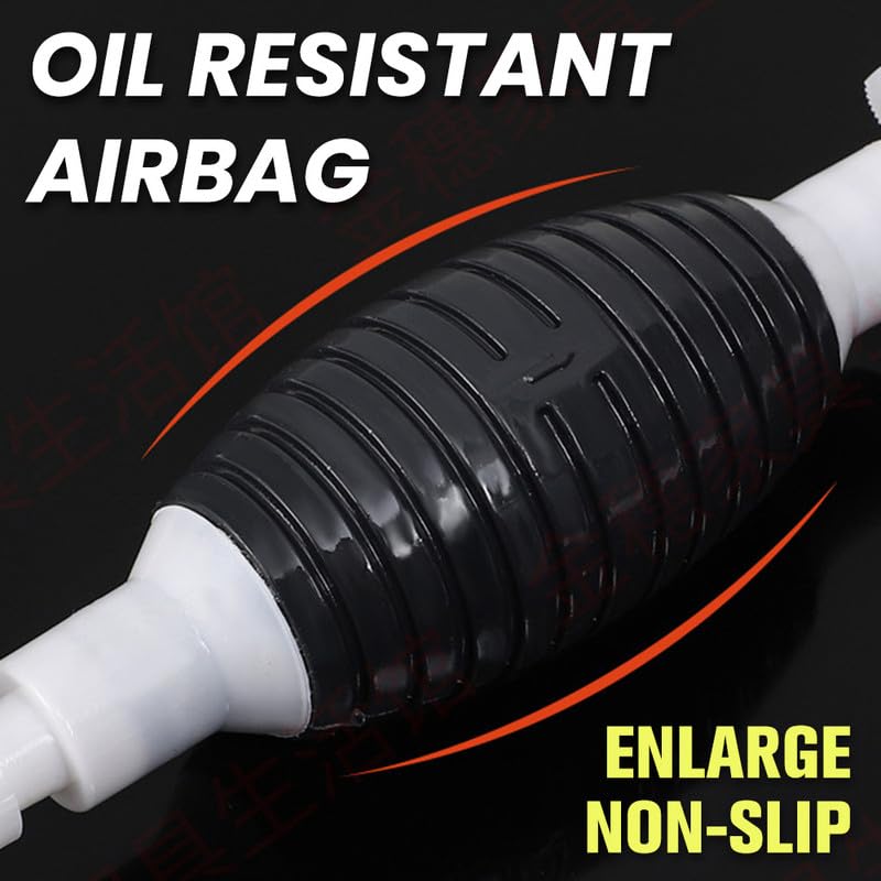 Multifunctional Liquid Sucker, 2025 Upgrade Gasoline Siphon Pump, Siphon Hand Pump with 3.3/6.5/9.8ft Siphon Hose, Portable Gas Siphon Pumps, Fuel Transfer Pump, for Oil, Diesel,Water (A style) - size: A style