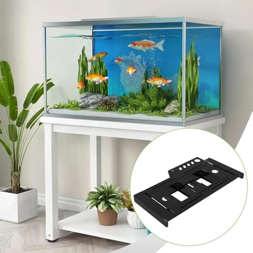 Fish Tank Storage Rack Fish Tank Organizer, Accessories, Spare Parts Professional, Sturdy Retractable Tool Storage Holder, Black