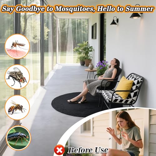 ANPHSIN 2Pcs 13x10ft Ultra fine Mosquito Net for Patio - Mesh Netting Screen for Outdoor Garden Porch Balcony, Protects Skin & Plants from Bugs, Birds, White - color: White, size: 13x10ft