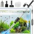36W Fish Tank Vacuum Gravel Wash Water Circulation and Water Shower, Timed Off