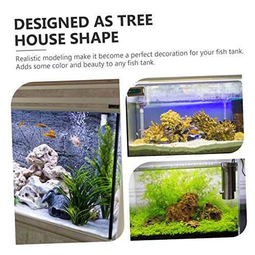 Toddmomy Miniature Ornament for Fish Tank Realistic Landscaping Decor Simulated Aquatic Environment for Aquarium and Microlandscape Design