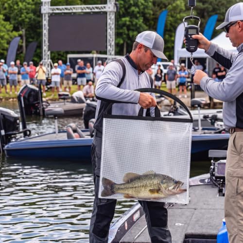 WinnerWhy 2 pcs Fishing Tournament Weigh-In Pouch 24” x 24” Waterproof Live Catch & Release Sack Airtight Fish Handling Gear for Bass & Walleye Competitions