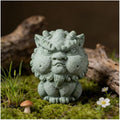 livelyfish Feng Shui Guardian Chi Lin/Kylin/Qi Lin Statue Sandstone Figurine Wealth Good Luck Sculpture Chinese Decor for Fish Tank Aquarium Garden & Patio Micro Yard Bonsai Decoration (M) - size: Medium