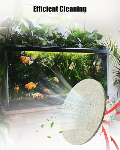 12 PCS Ammonia Removal Pad Fit for Fluval Fx4 Fx5 Fx6 Canister Filters, Nitrite Remover Pad
