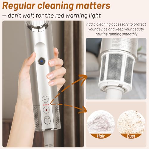 Filter Cleaning Brush Replacement for Shark Flex Style Attachment, Filter Cleaning Brush Compatible with Shark Flexfusion/Glam/Speedstyle Hair Dryer Attachment