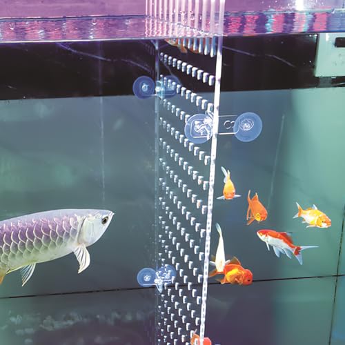 Aquarium Fish Tank Divider 11.81X9.84 Inch Clear Acrylic Isolation Board Transparent Tank Separator for 10-20 Gallon Aquariums Breeding and Separation