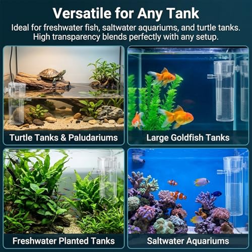 Acrylic Aquarium Partition, Transparent Fish Tank Divider with Suction Cups, 5mm Isolation Board for Breeding and Separation(35x100cm) - size: 35x100cm