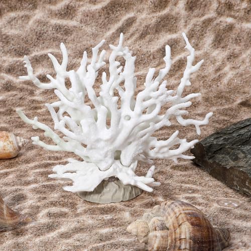 Fish Tank Fake Coral, Artificial Aquarium Coral Ornament, Aquarium Decor Plastic Plant Small, Multi-Purpose Simulation Water Grass, Faux Aquariums Ornament