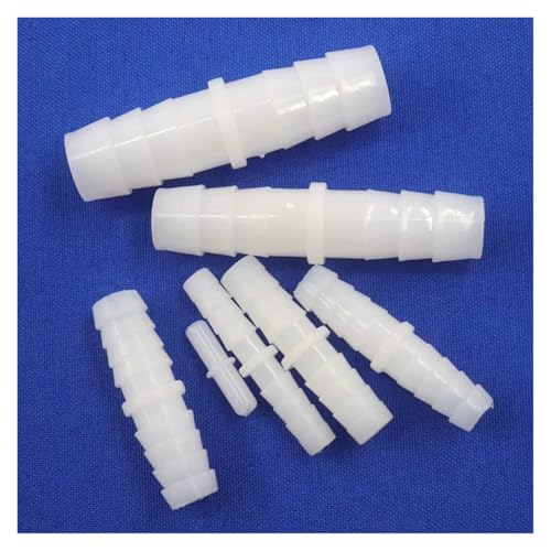 5~200pcs 3-14mm Food Grade Barbed PE Connectors Aquarium Fish Tank Air Pump Hose Joint Soft Water Pipe Equal Coupling Connector(14mm PE,50pcs) - color: 14mm PE, size: 50pcs