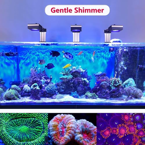 RL90 Aquarium Light LED Fish Tank Lights for 60CM 24 inch Saltwater SPS/LPS Growth Coral Light Reef Tank Saltwater Fish Aquarium (RL90 WiFi Light with Hanging Way)