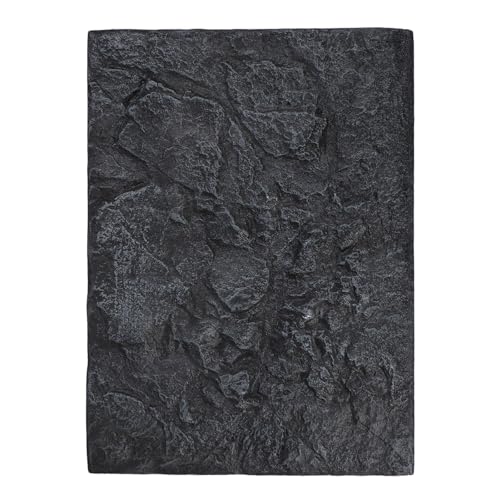 3D Aquarium Background Foam, Rock Texture, Non, Customizable, Ideal for Fish and Reptile Habitats (E) - size: E