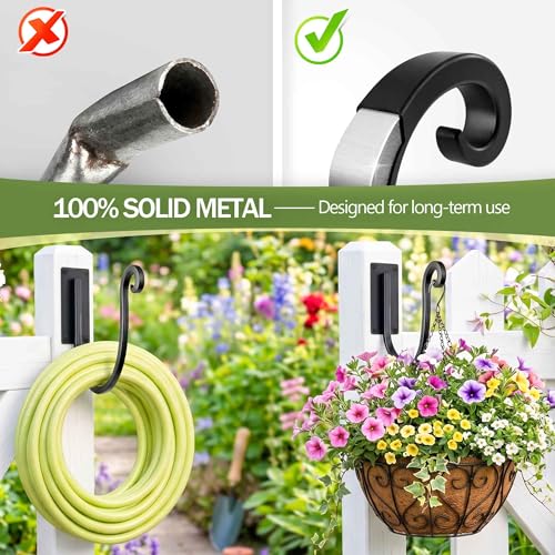 Garden Hose Holder Outside: Wall Mount Water Hose Holder - 8Inch Heavy Duty Garden Water Hose Hanger for Outside Hose Storage - color: A-1PC-8“