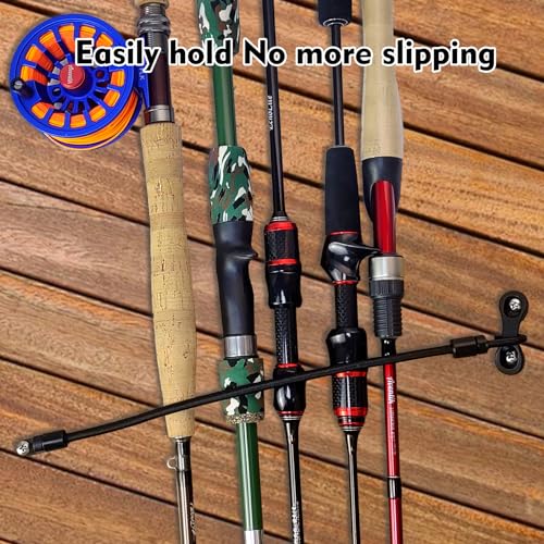 Rod Strap Holder Deck Mount Connector Mount Rod Strap Rod Hold Down Strap for Boat Kayak Boat Fishing